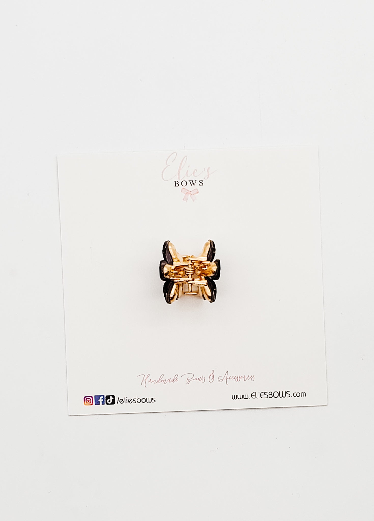 Blue Acrylic - Mini Claw Clip-Claw Clips-Elie’s Bows