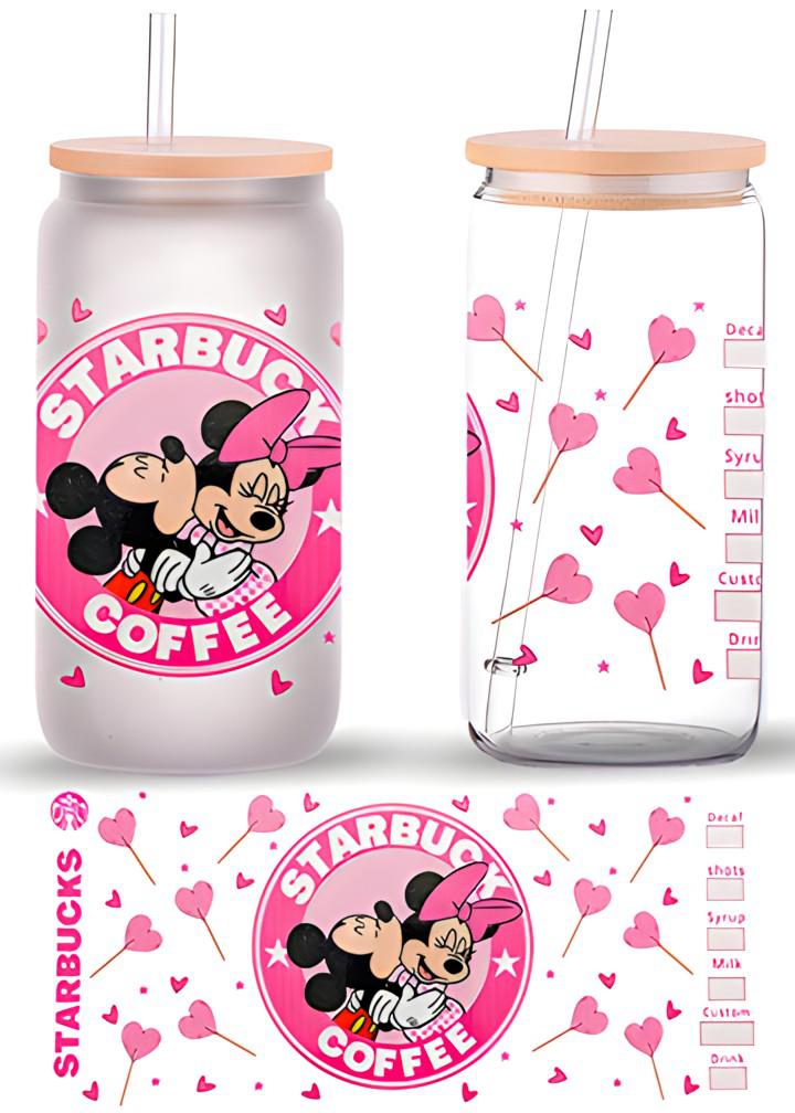 Eternal Love Tumbler (Clear Glass)-Tumbler-Elie’s Bows