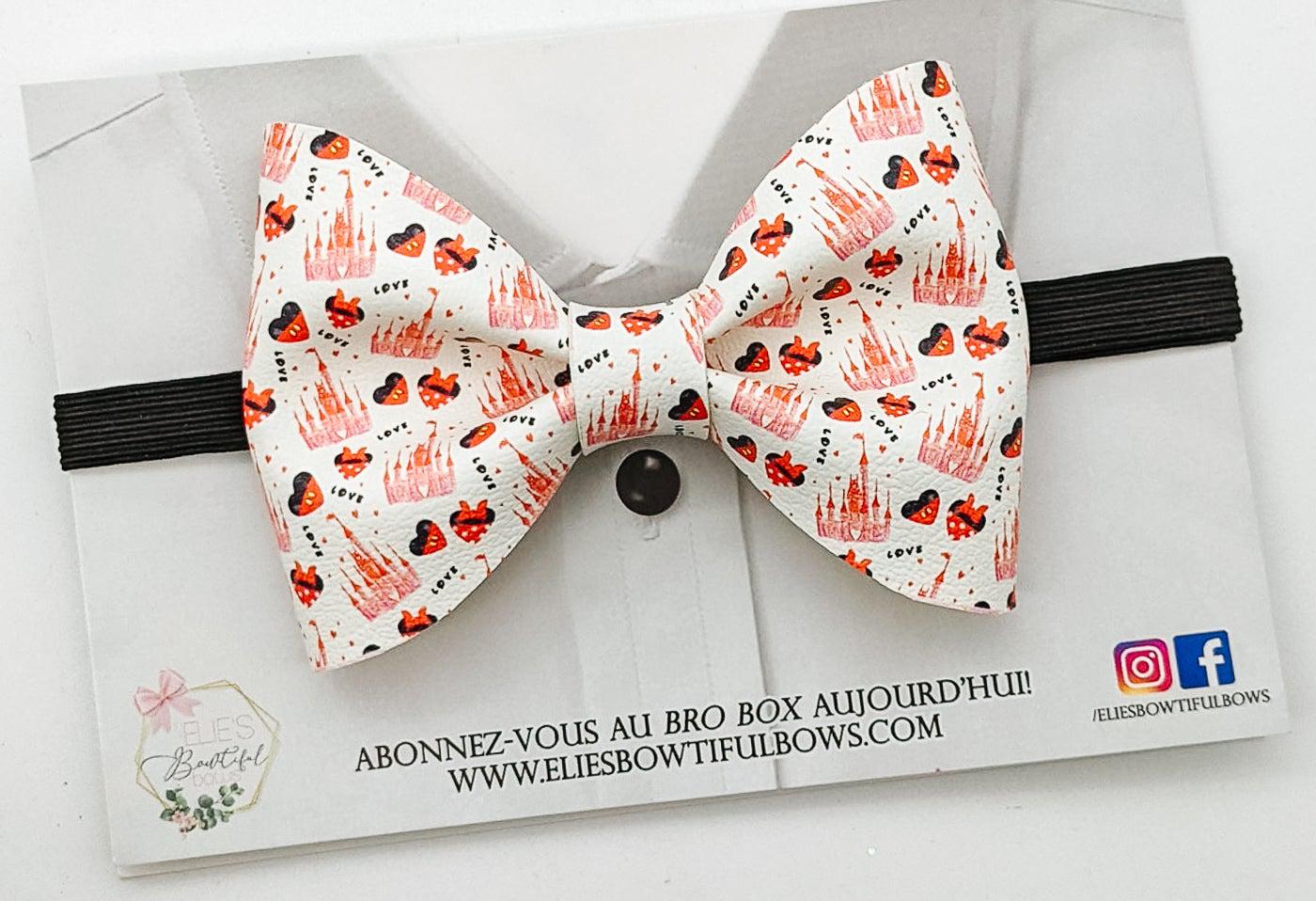 Love Castle Bowtie - 4"-Bowties-Elie’s Bows