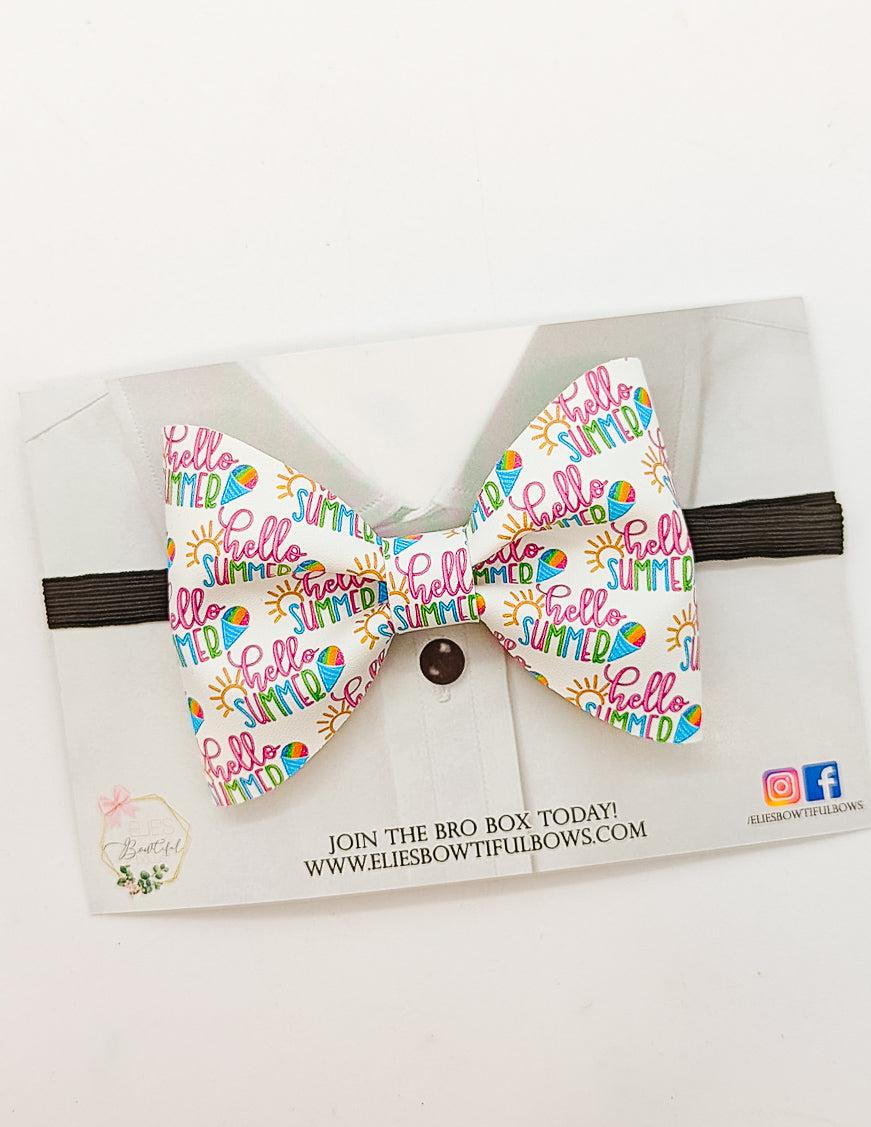 Mr. Hello Summer Bowtie-Bowtie-Elie’s Bows