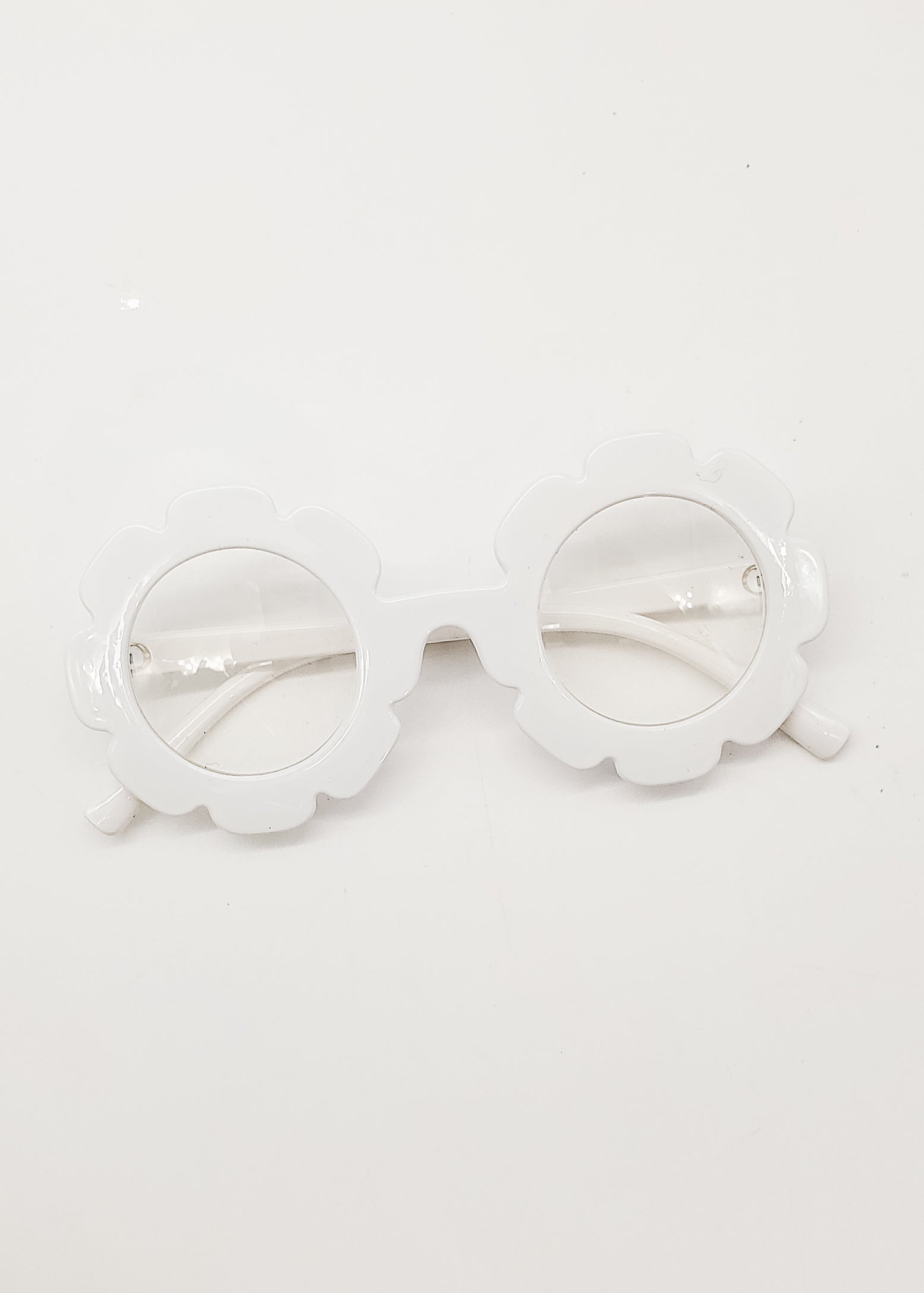 White Flower Power Sunglasses-Sunglasses-Elie’s Bows