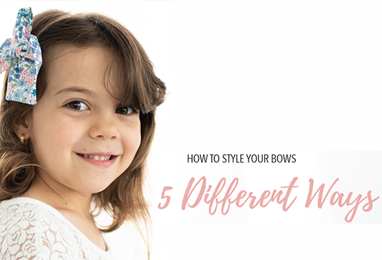 How To Style Your Hair Bows 5 Ways