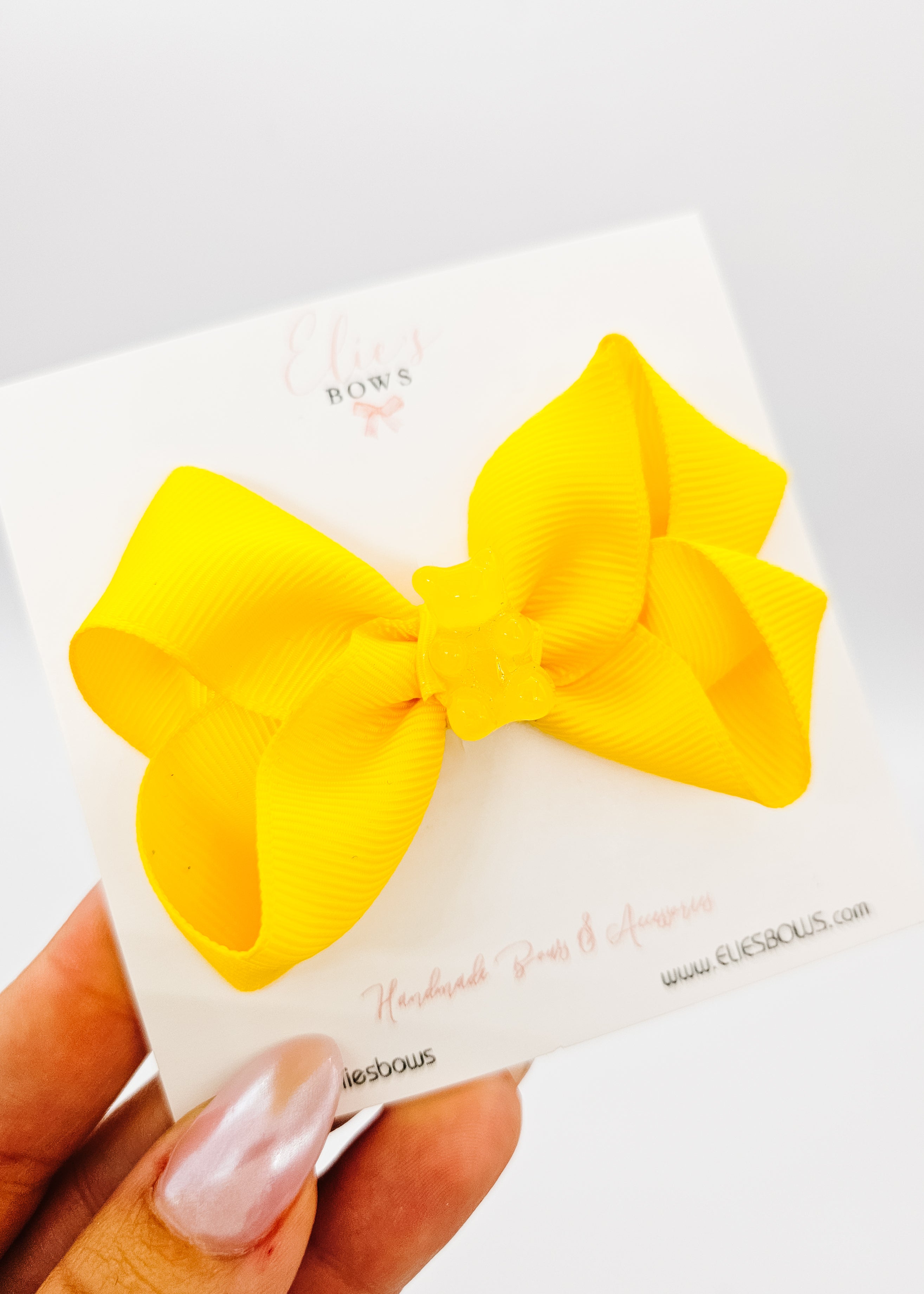 Gummy Bow - Ribbon Hair Bow 3"