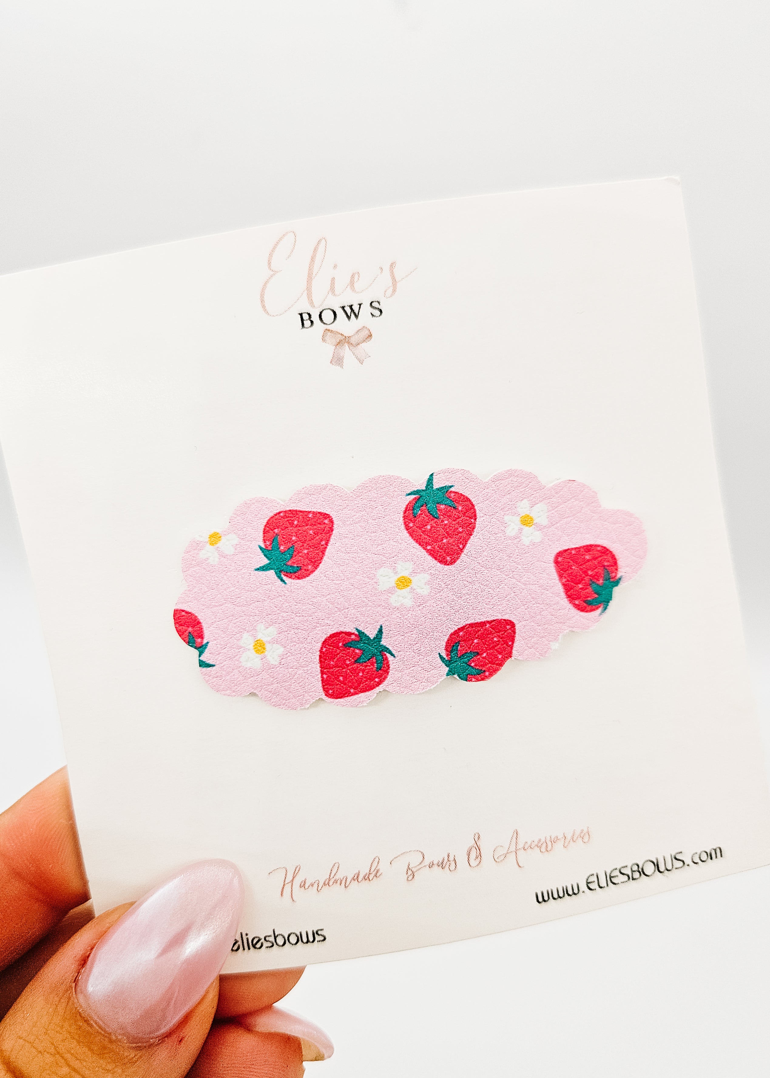 Strawberry - Snap Clip - 2"