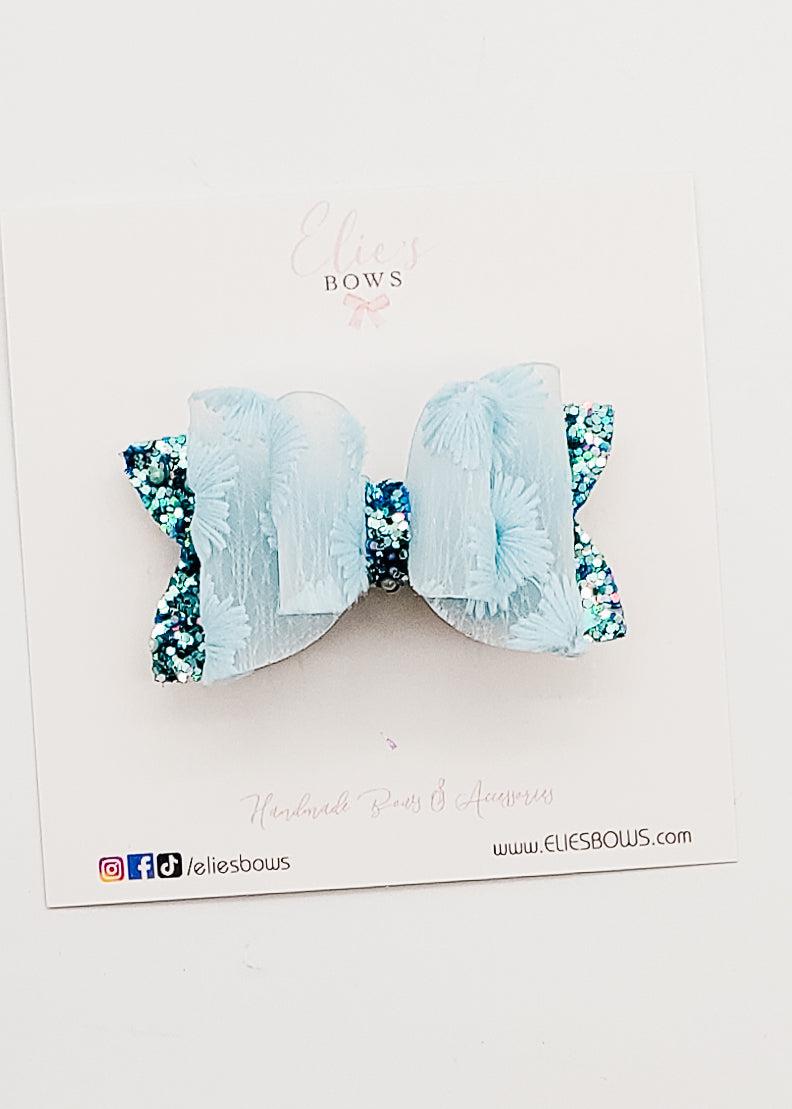 Blue Lace Flower - 2.5"-Bows-Elie’s Bows