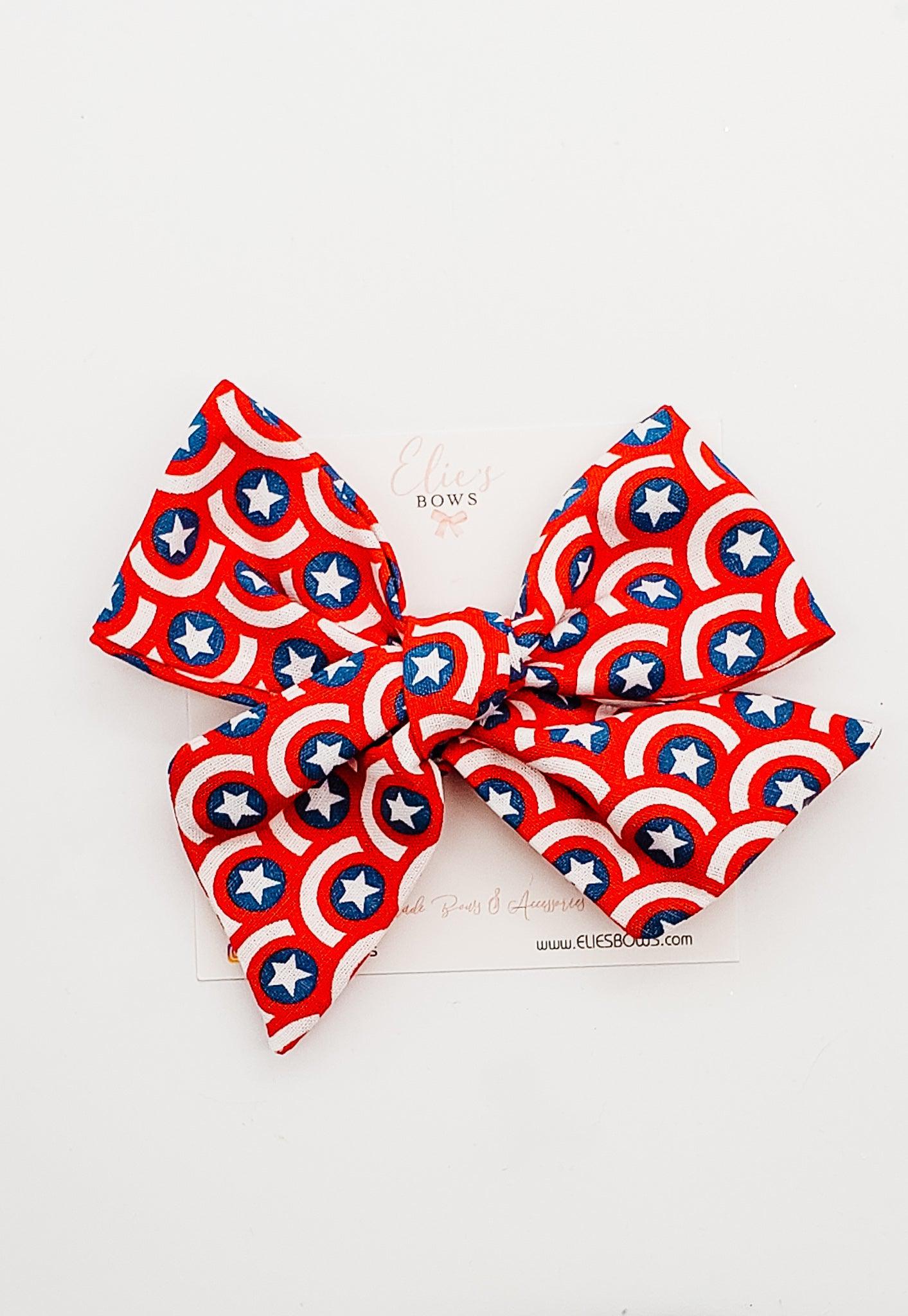 C.C - Elie Fabric Bow - 5"-Bows-Elie’s Bows