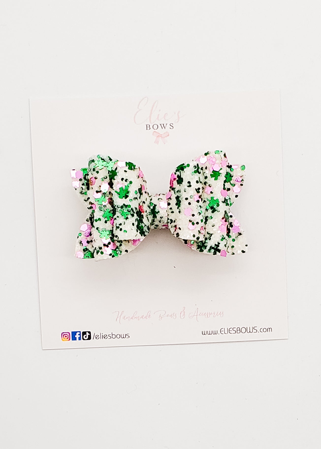 Charm Glitter Bow - 2.5-Bows-Elie’s Bows