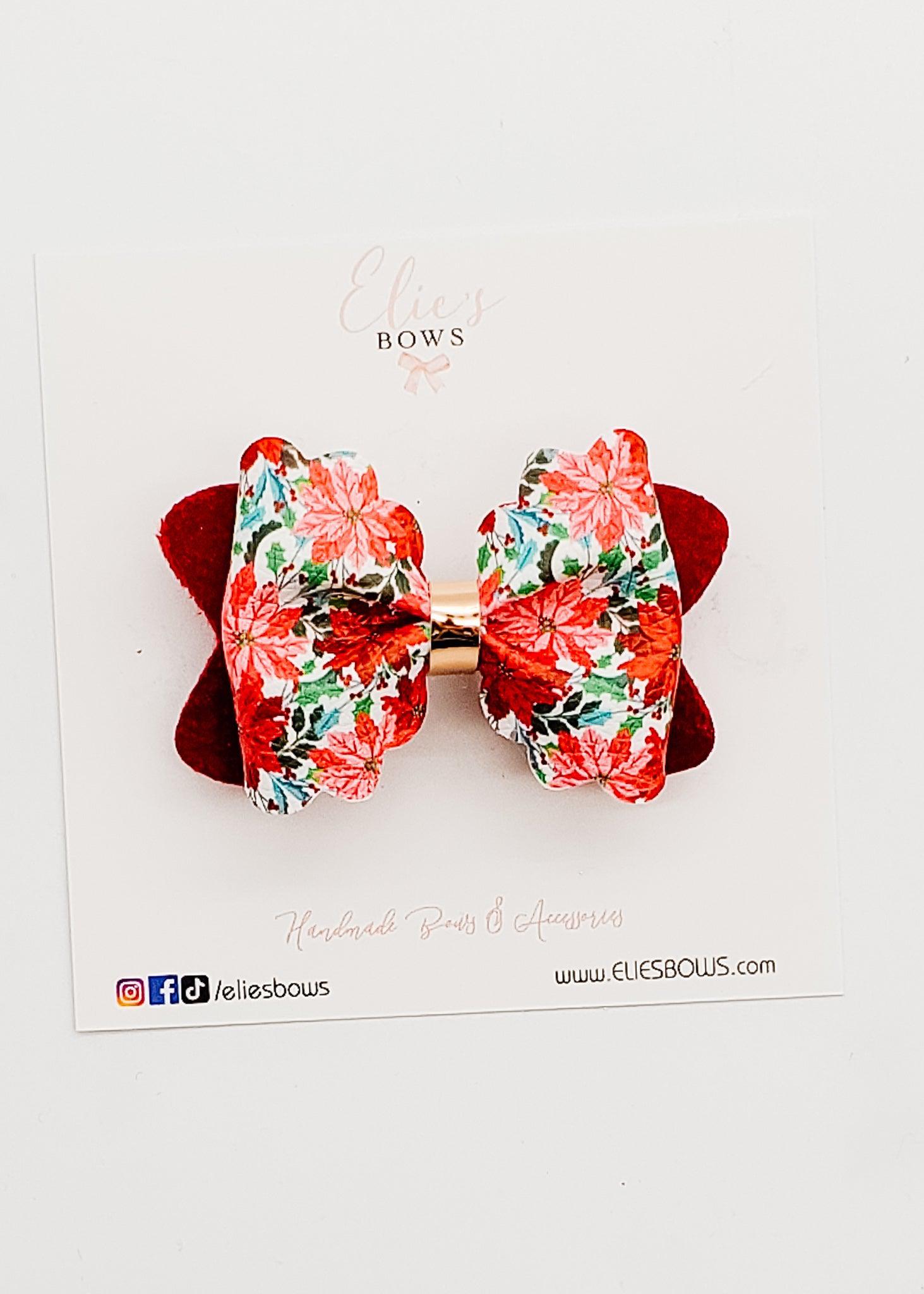 Christmas Flowers - 2.5"-Bows-Elie’s Bows