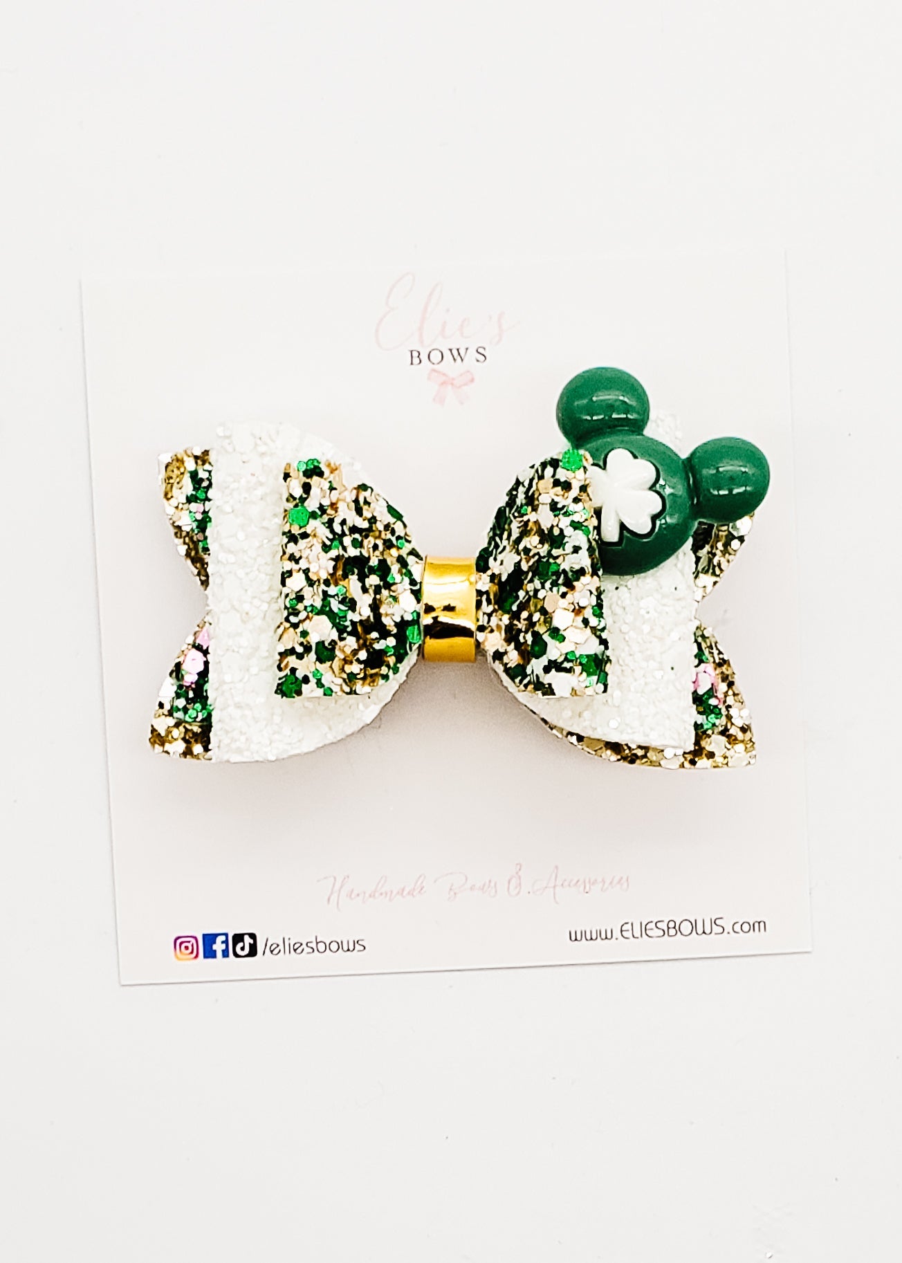 Mickey's Irish - 3"-Bows-Elie’s Bows