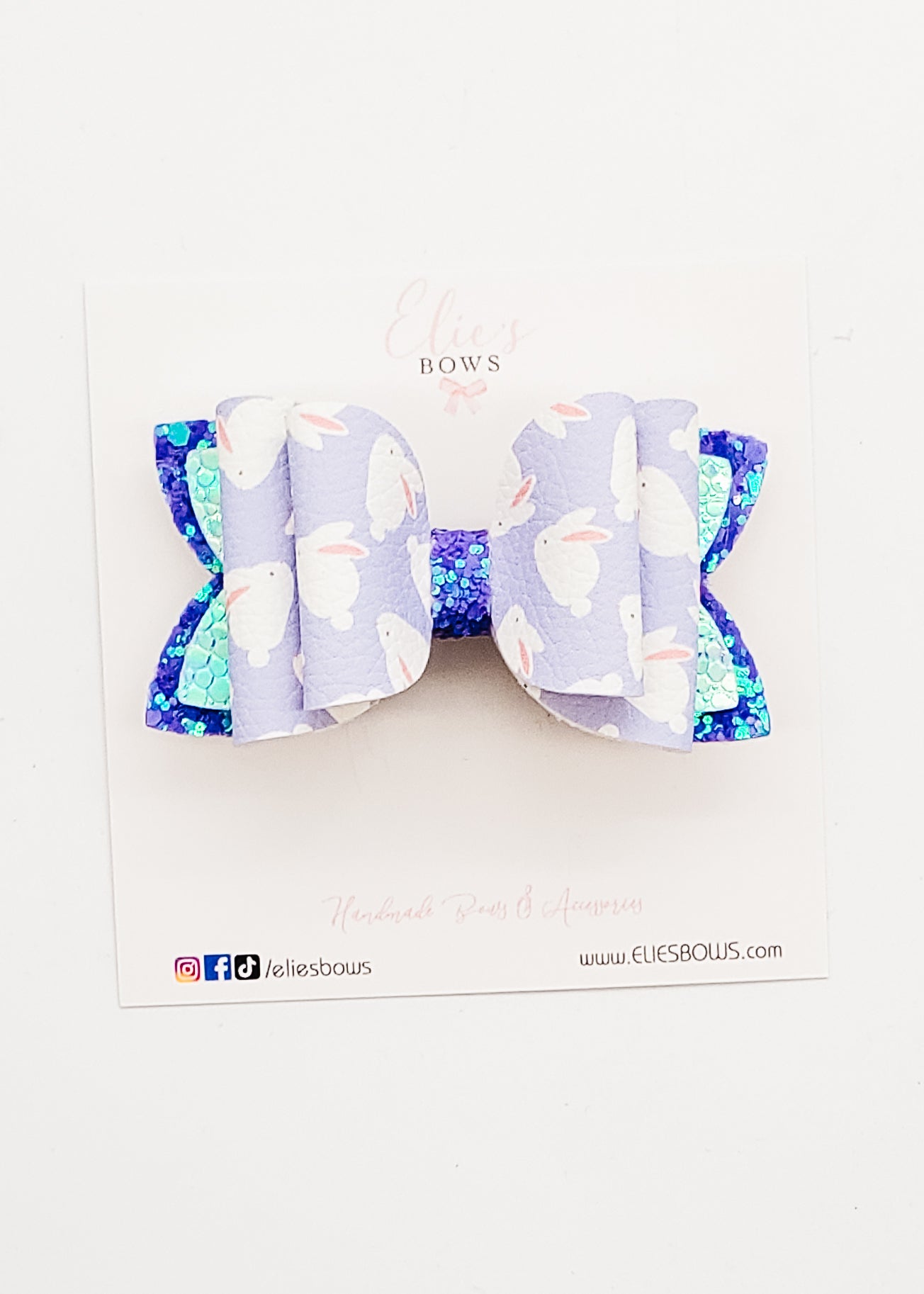 Purple Bunny Rabbit - 3"-Bows-Elie’s Bows