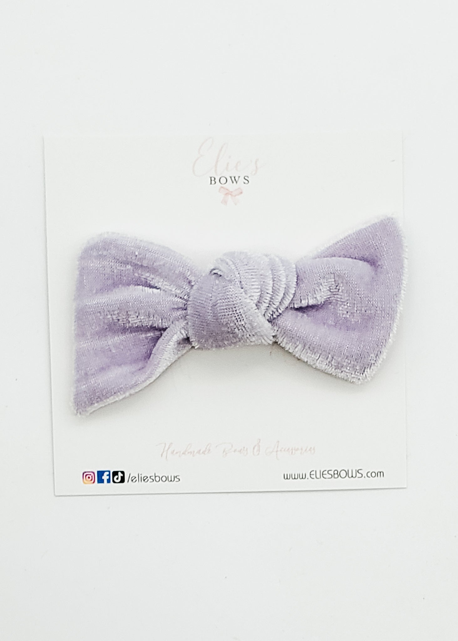 Purple - Twist Bow - 3.2"-Bows-Elie’s Bows