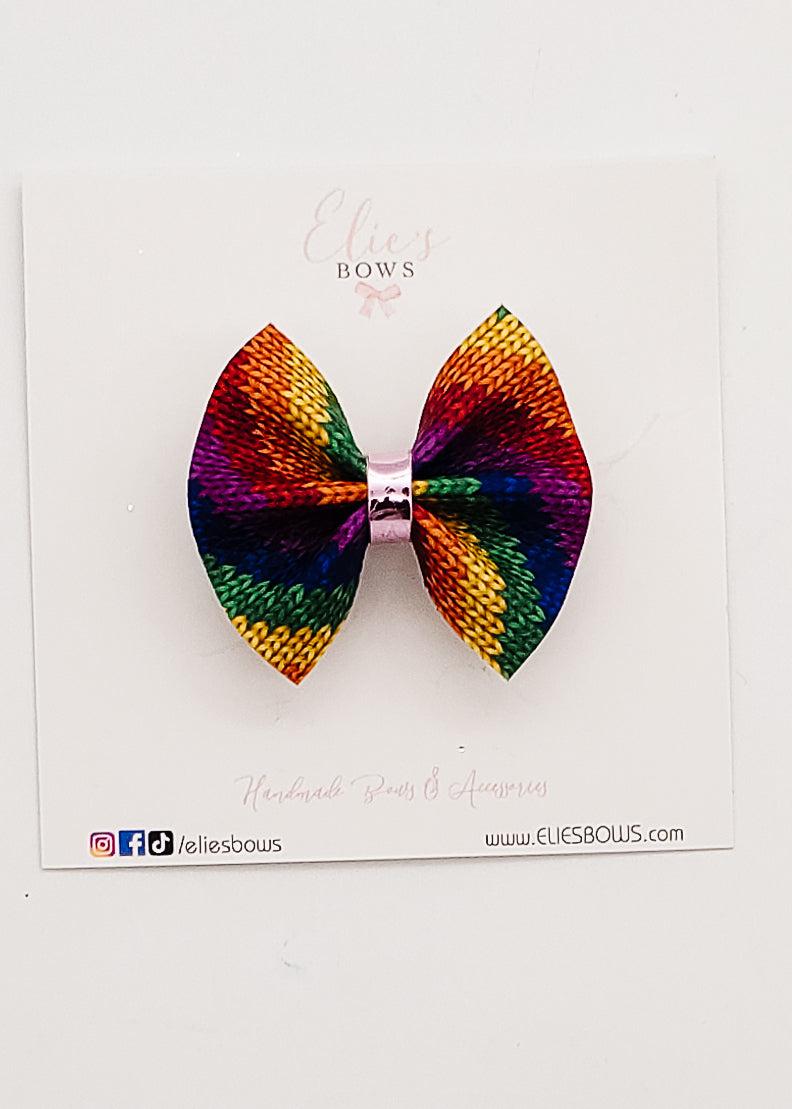 Rainbow - Pixie Bow - 2"-Bows-Elie’s Bows