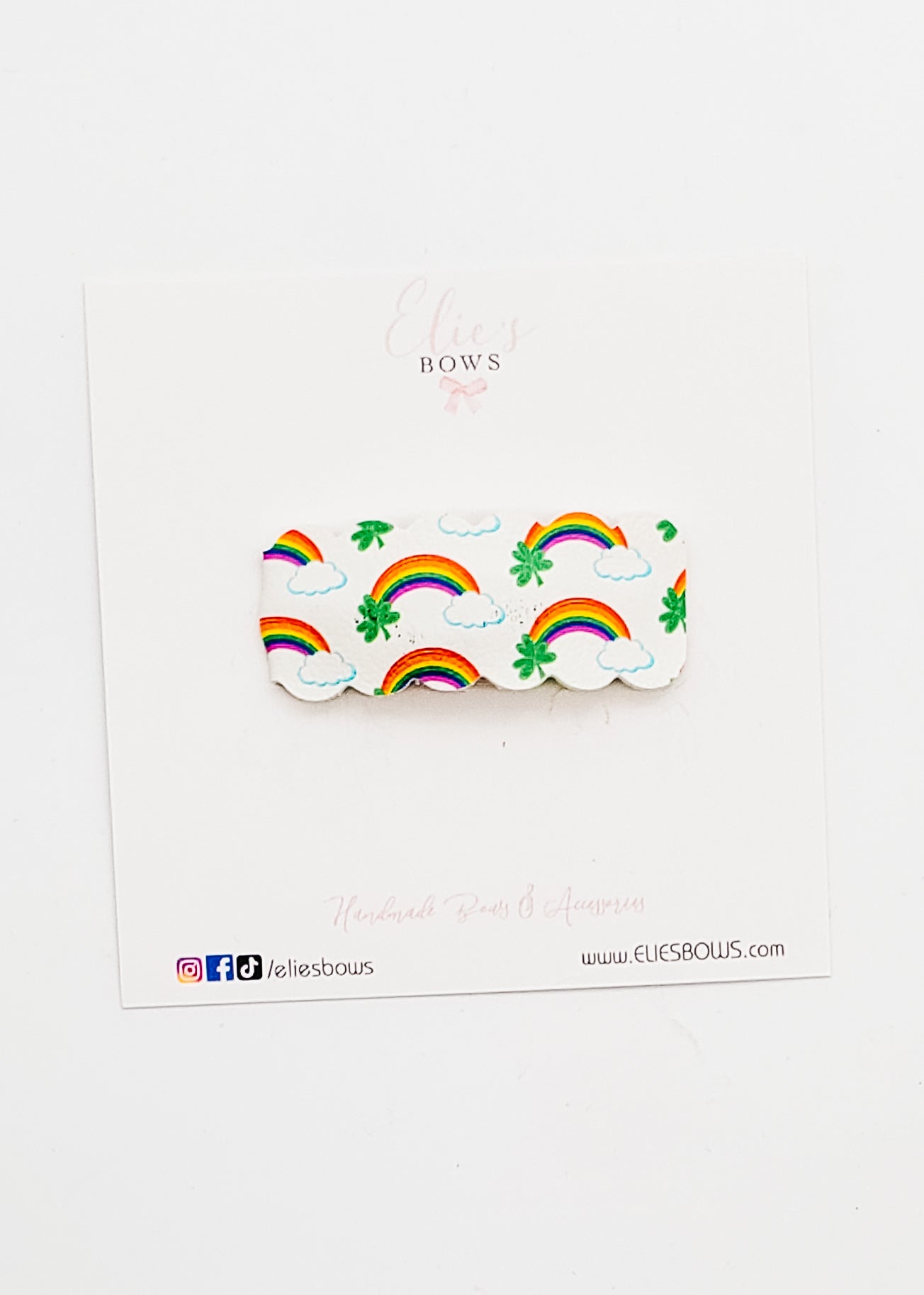 Rainbows - Snap Clip - 2.5"-Snap Clips-Elie’s Bows