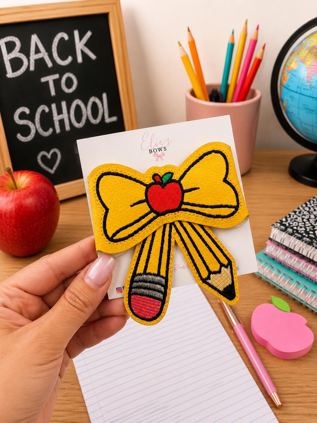 Pencil Patch Bow - 3.5"