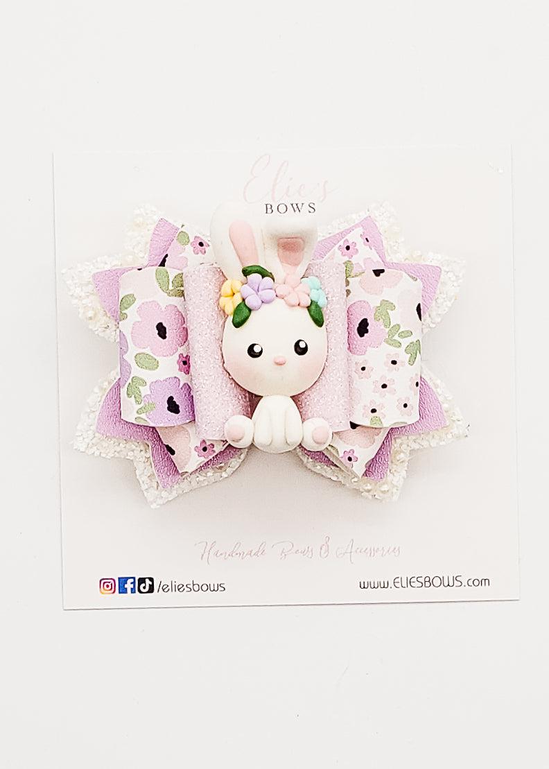 Spring Bunny - 3"-Bows-Elie’s Bows