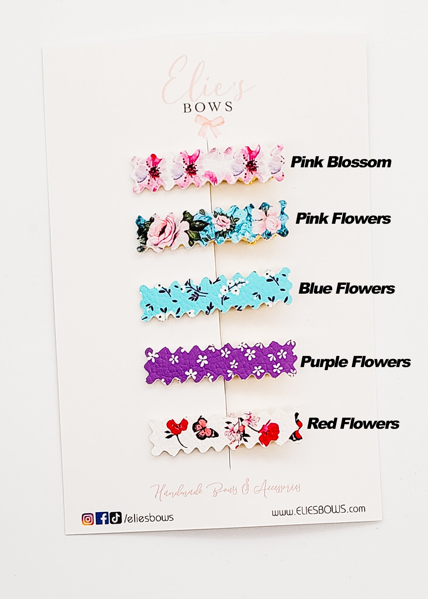 Spring - *NEW*- Bar Clip - 5cm"-Snap Clips-Elie’s Bows