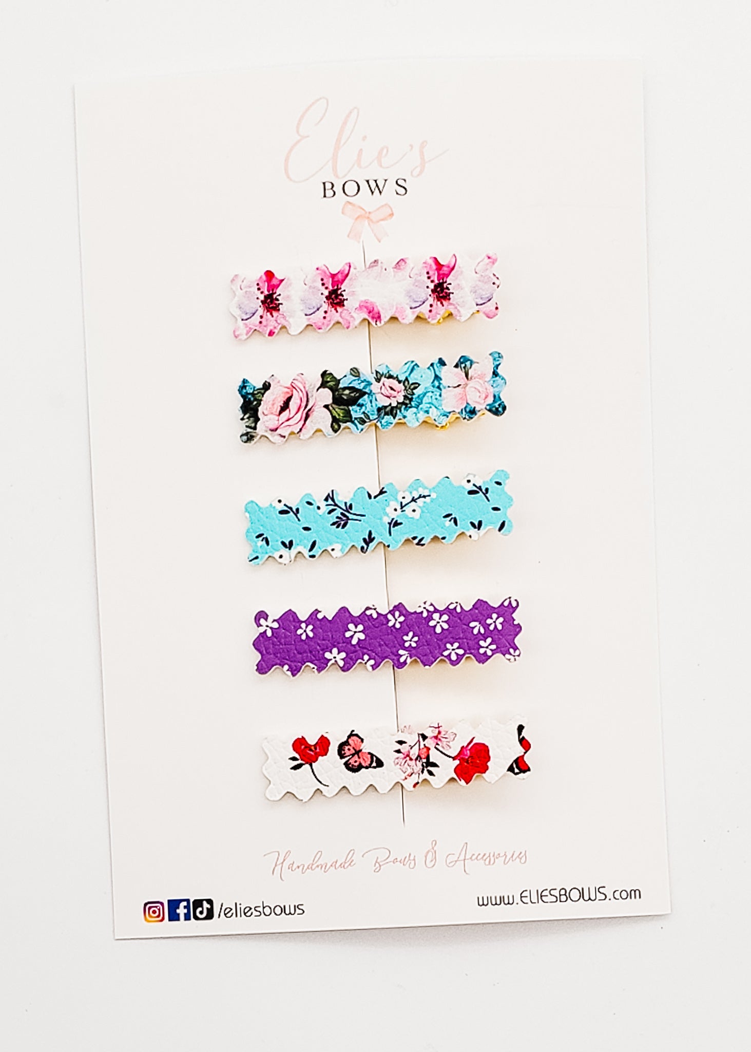 Spring - *NEW*- Bar Clip - 5cm"-Snap Clips-Elie’s Bows