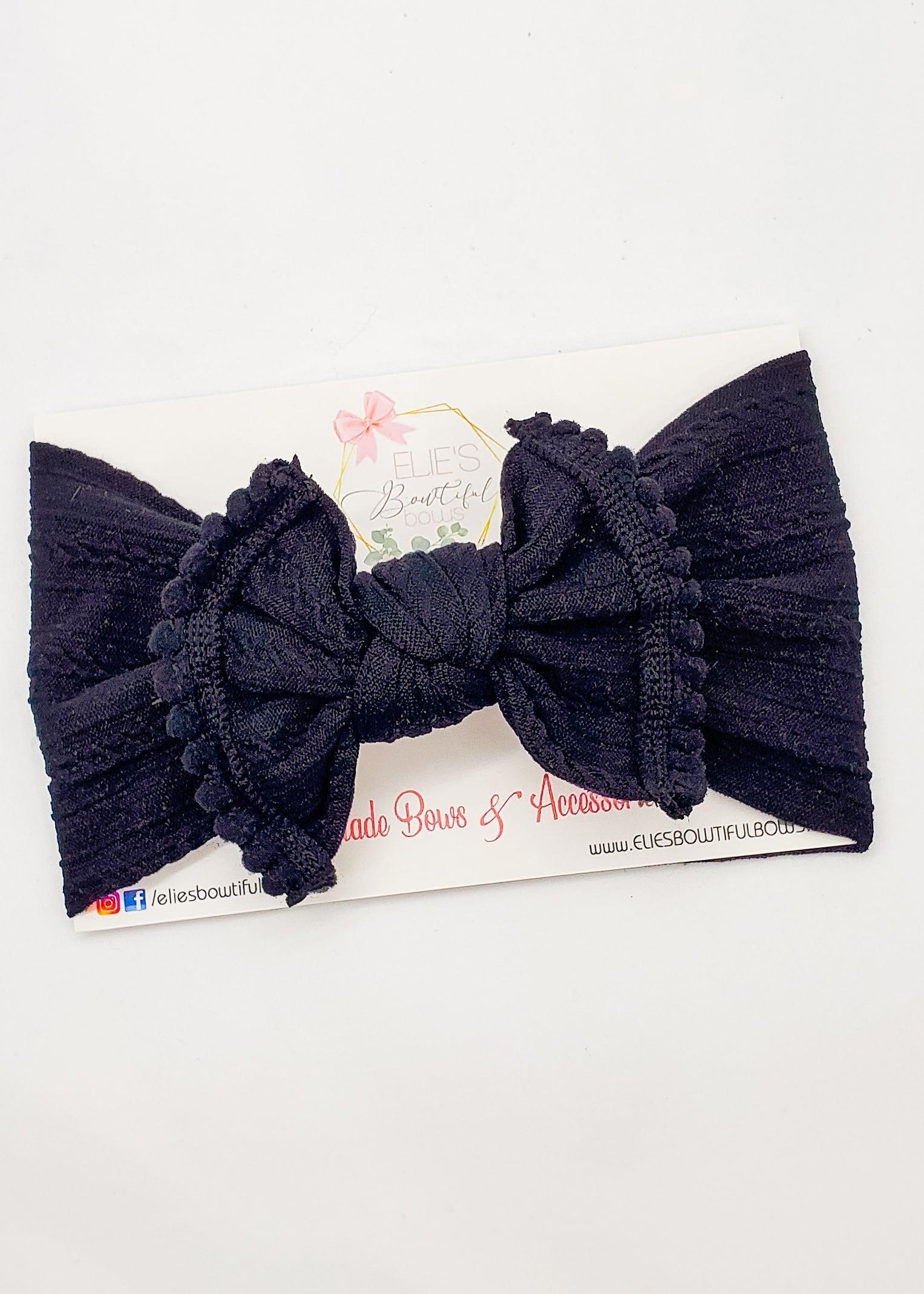 Black Amira (fits all ages)-Amira-Elie’s Bows