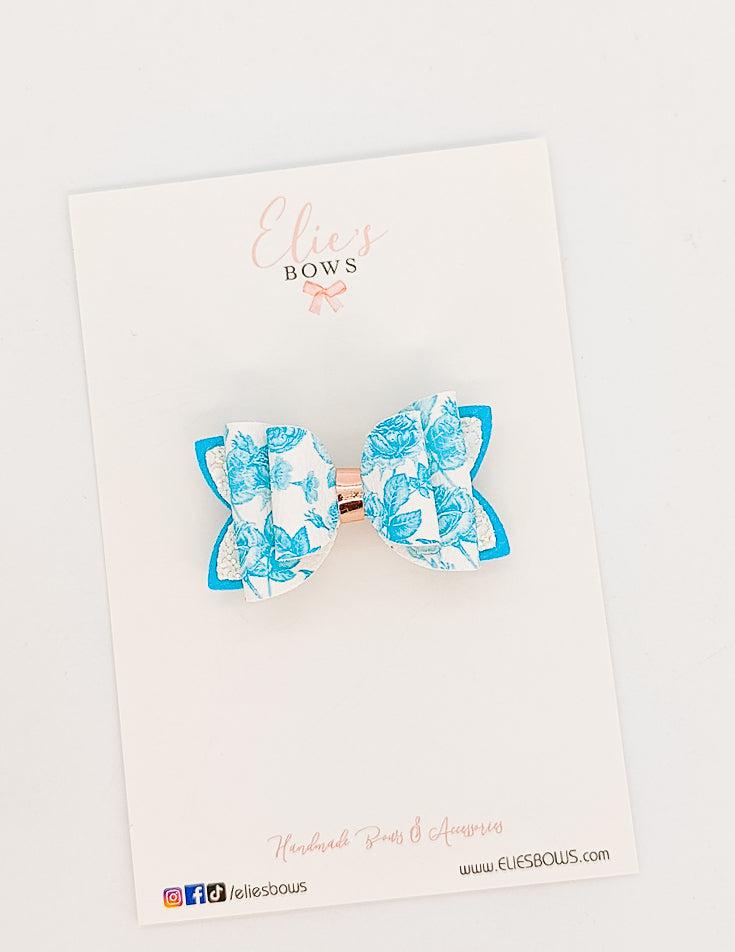 Blue Petals - 2.5"-Bows-Elie’s Bows