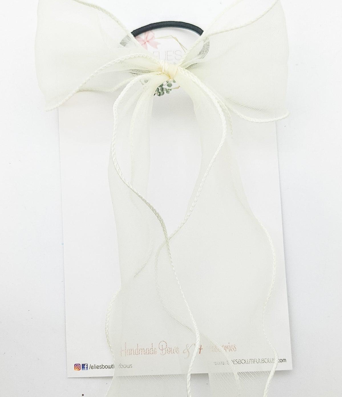 Curled Ribbon Hair Elastic - 4"-Bows-Elie’s Bows