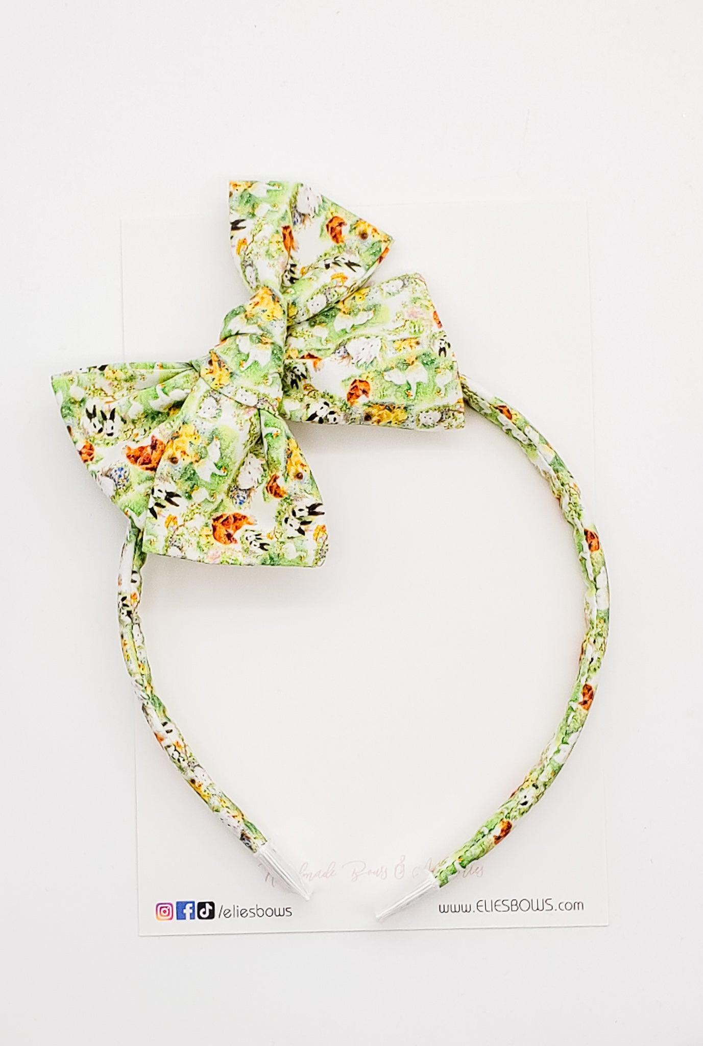 Farmhouse - Lilly Headband-Hard Headbands-Elie’s Bows