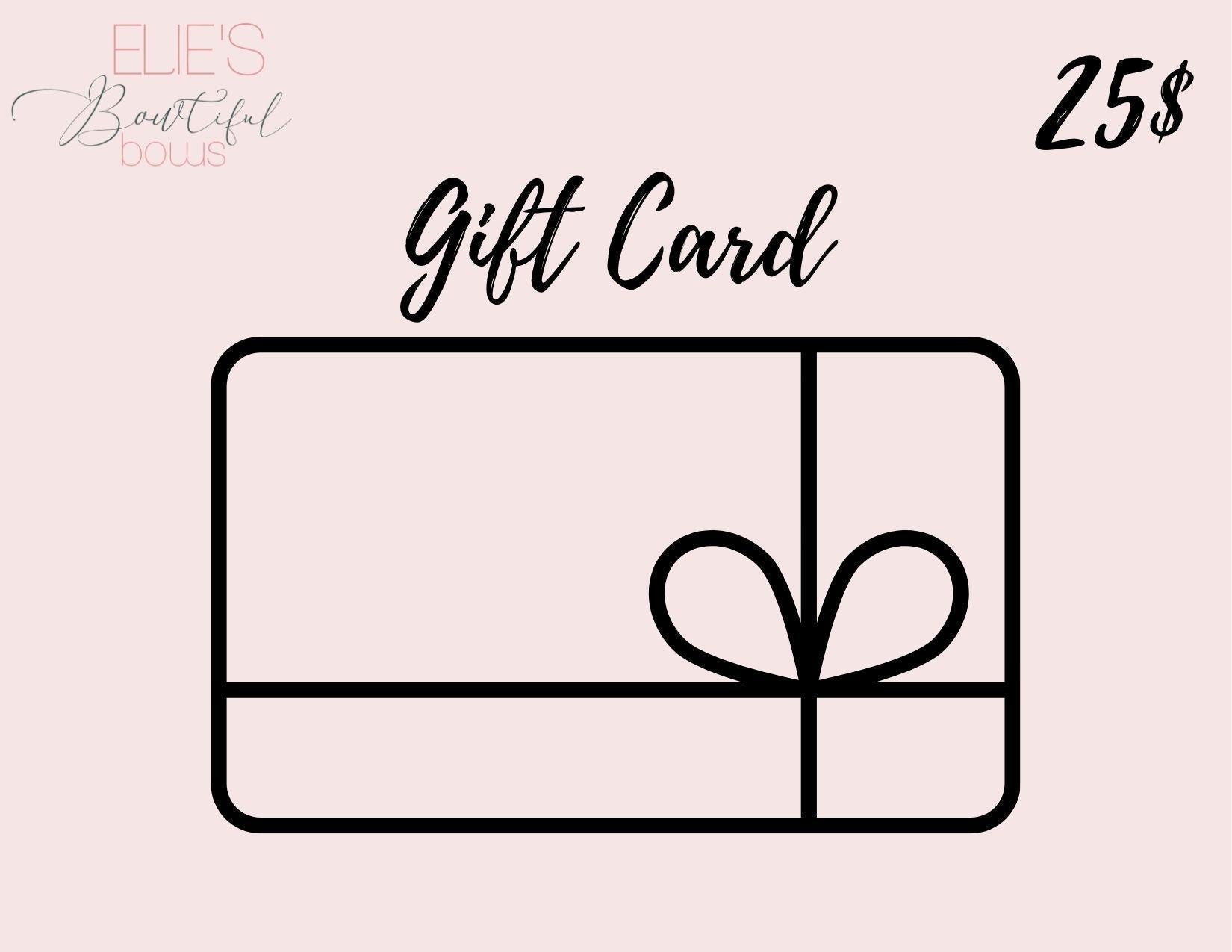 Gift Card-Gift Cards-Elie’s Bows