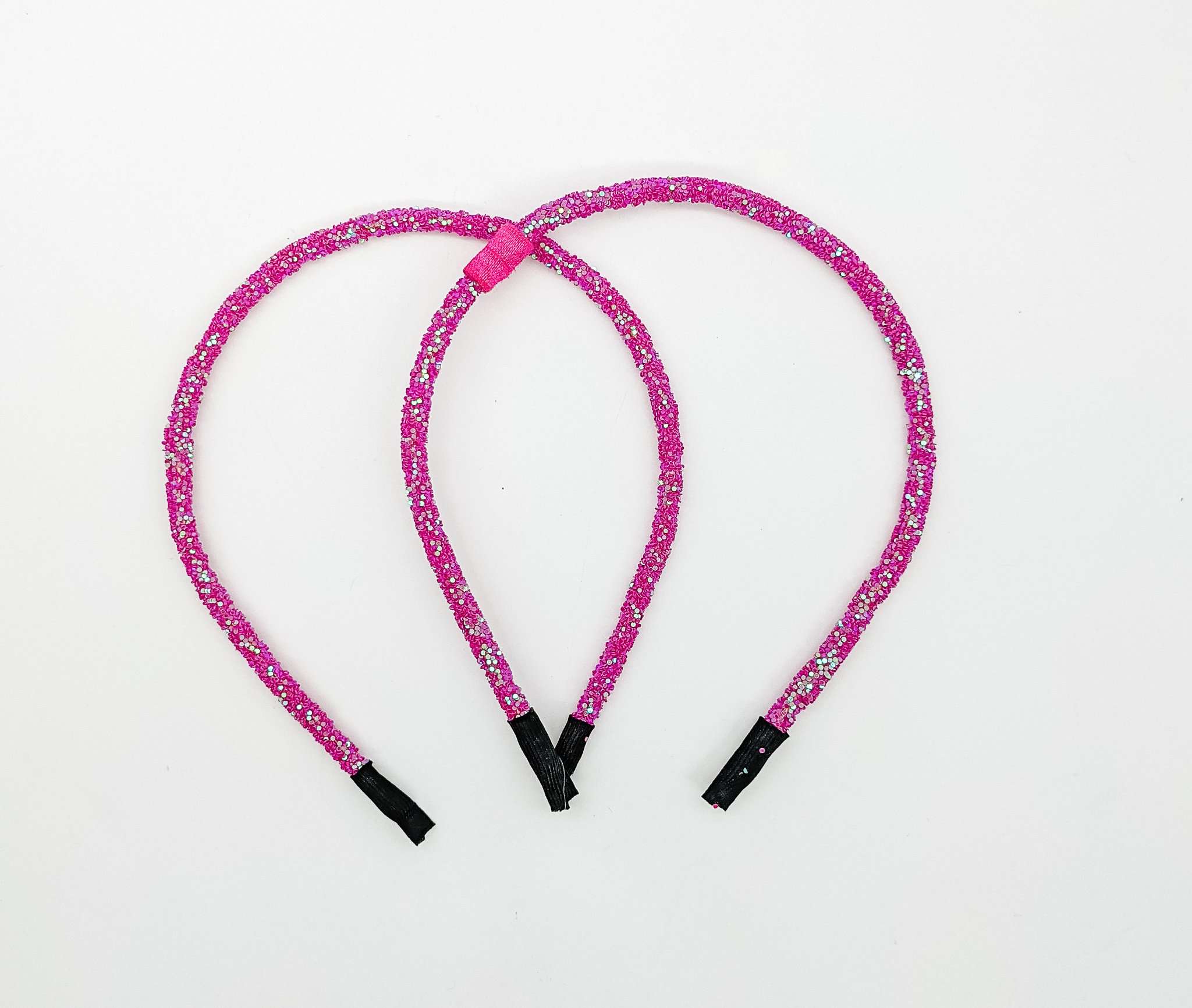 Glitter Magenta Headband-Hard Headband-Elie’s Bows