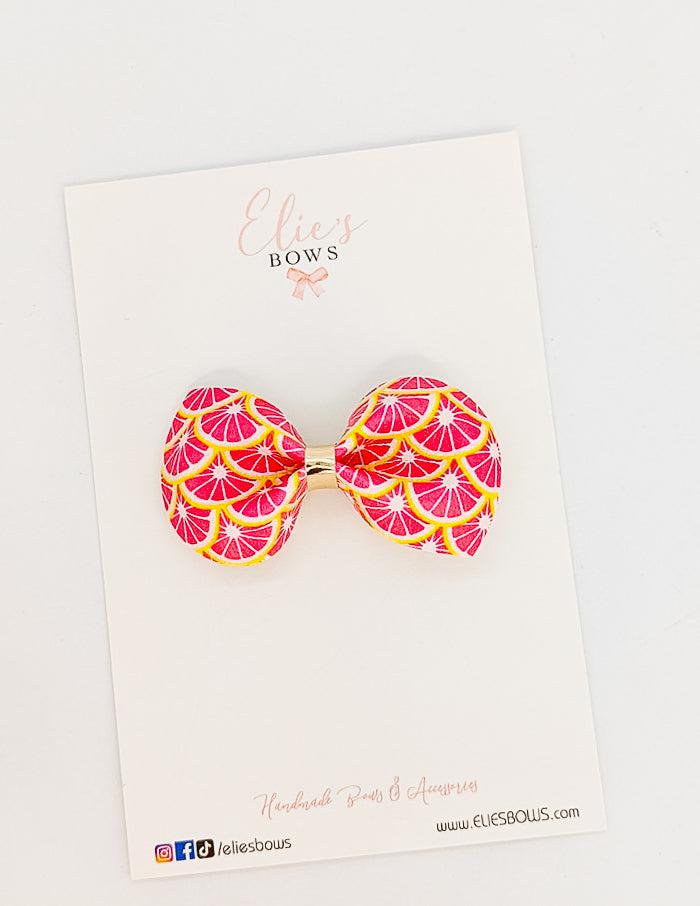 Grapefruit Citrus - 3"-Bows-Elie’s Bows