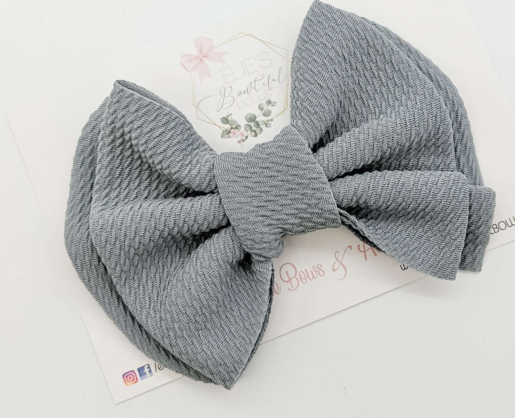 Norah Grey-Bows-Elie’s Bows