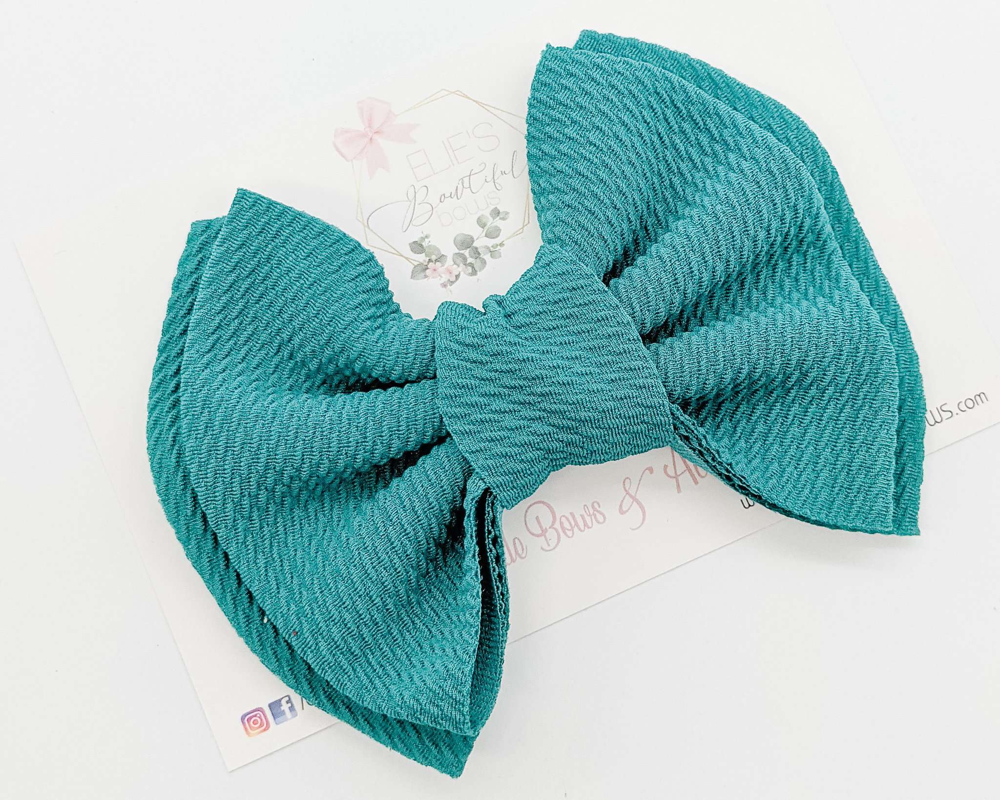 Norah Teal-Bows-Elie’s Bows