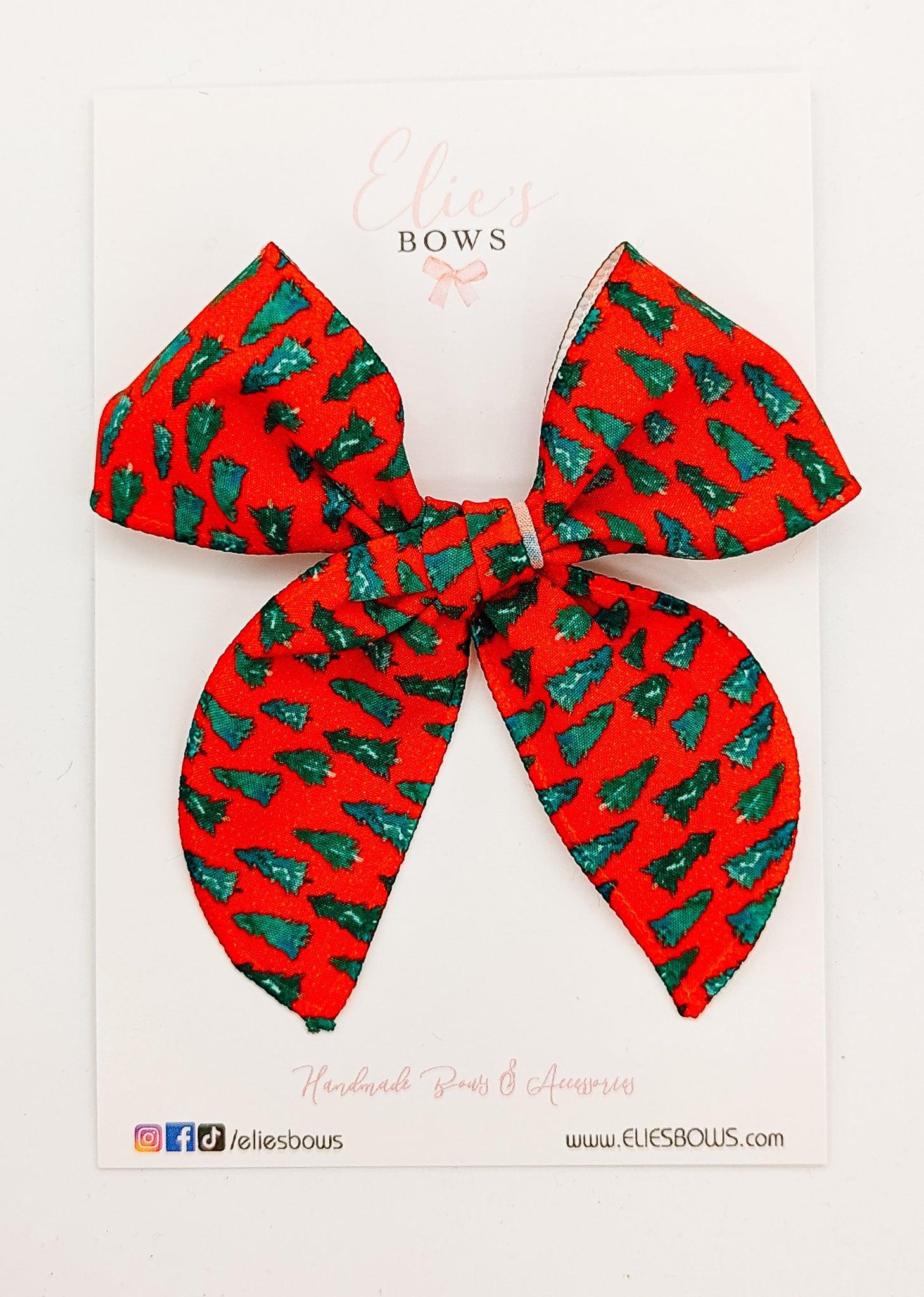 Oh Christmas Tree - Charlotte Bow - 4"-Charlotte-Elie’s Bows