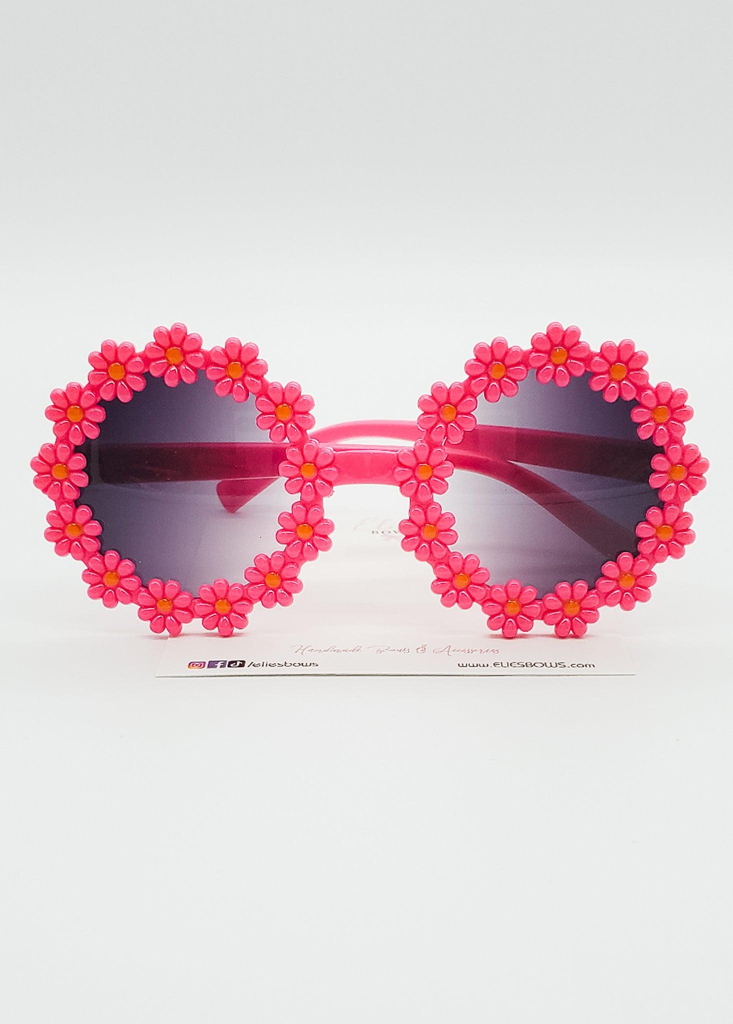 Pink Daisy - Sunglasses-Sunglasses-Elie’s Bows