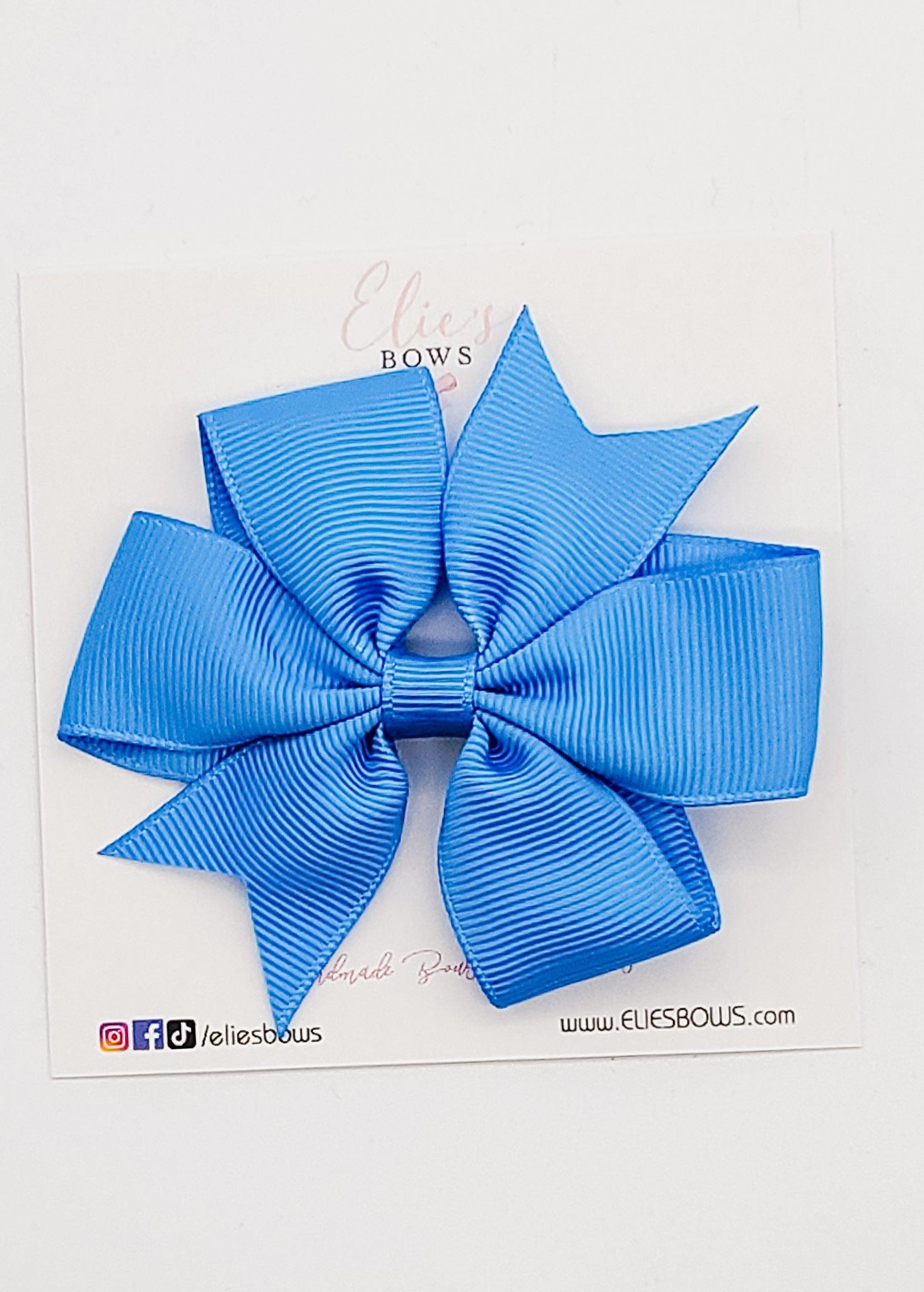 Powder Blue - Ribbon Clip - 3.2-Ribbon Bow-Elie’s Bows