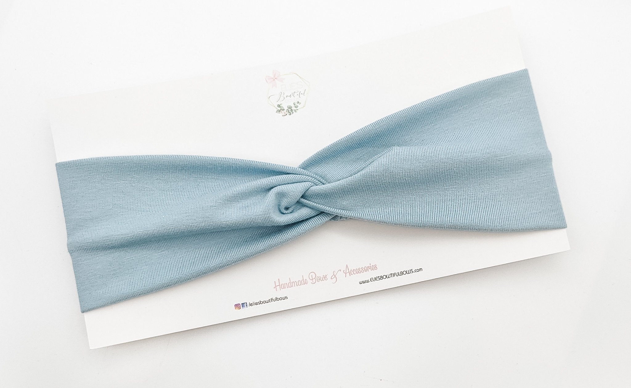 Sky Blue - Kid Size-Bows-Elie’s Bows