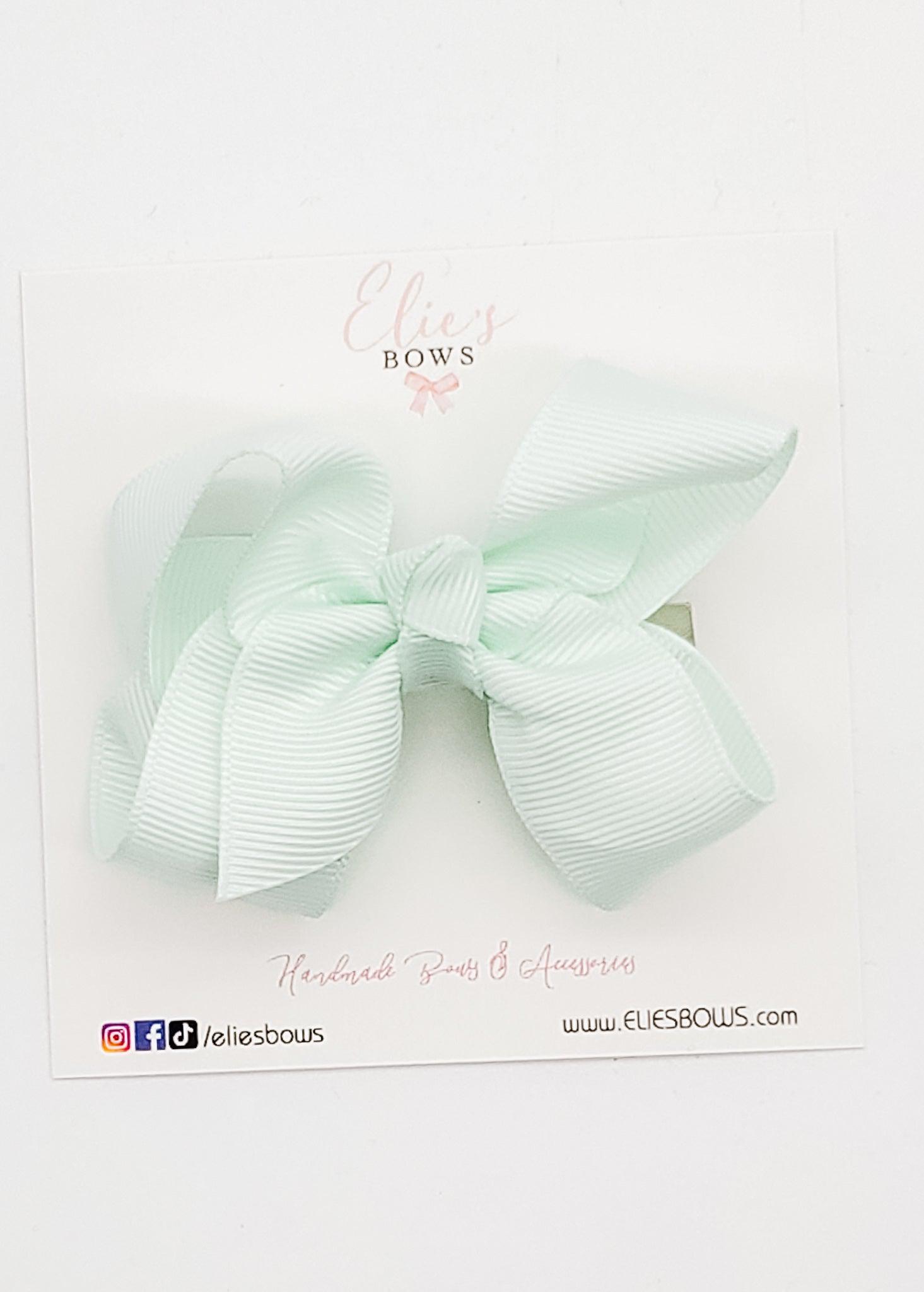 Teal - Ribbon Clip - 3.2-Ribbon Bow-Elie’s Bows