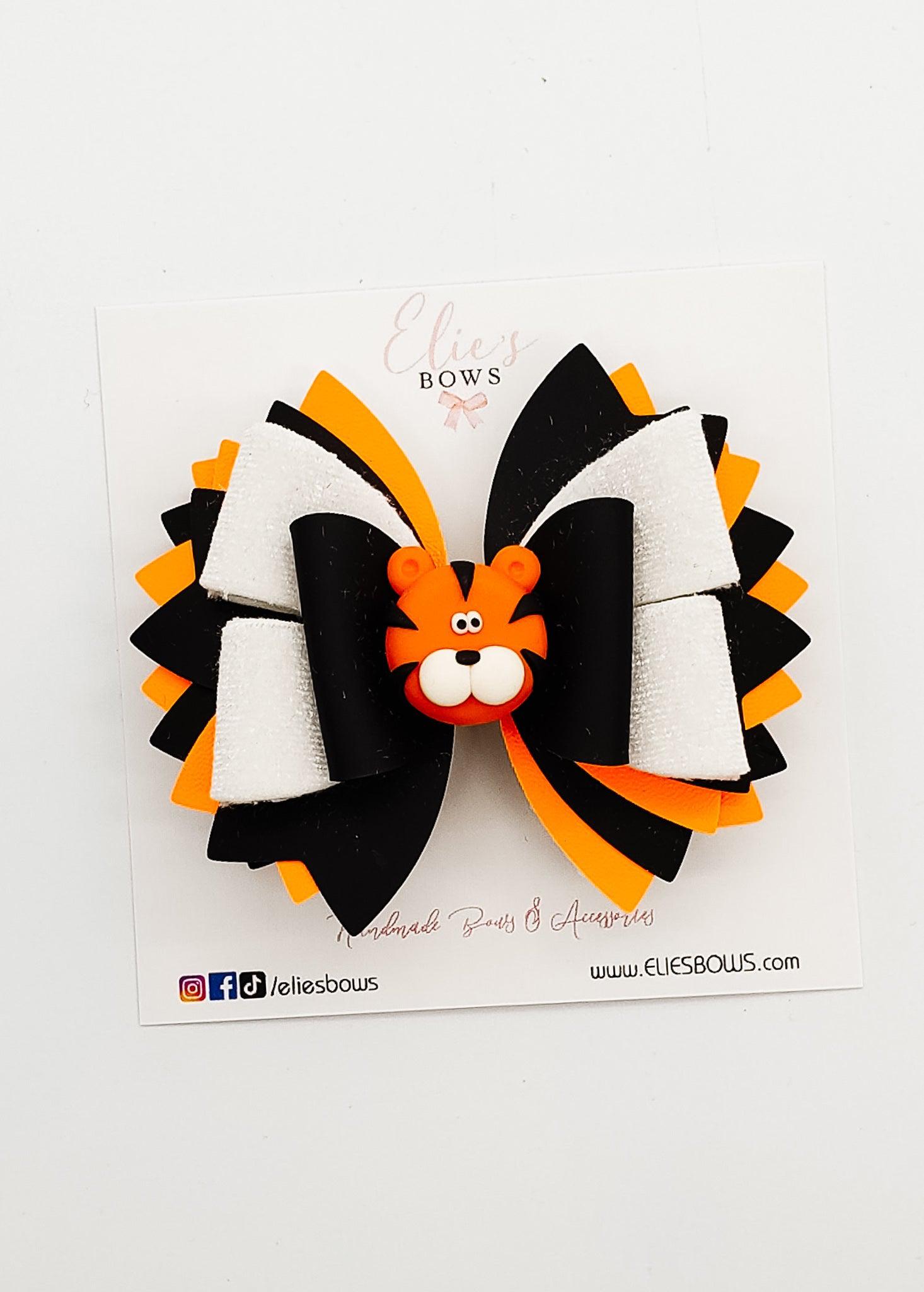 Tiger Stripes - 3.5"-Bows-Elie’s Bows