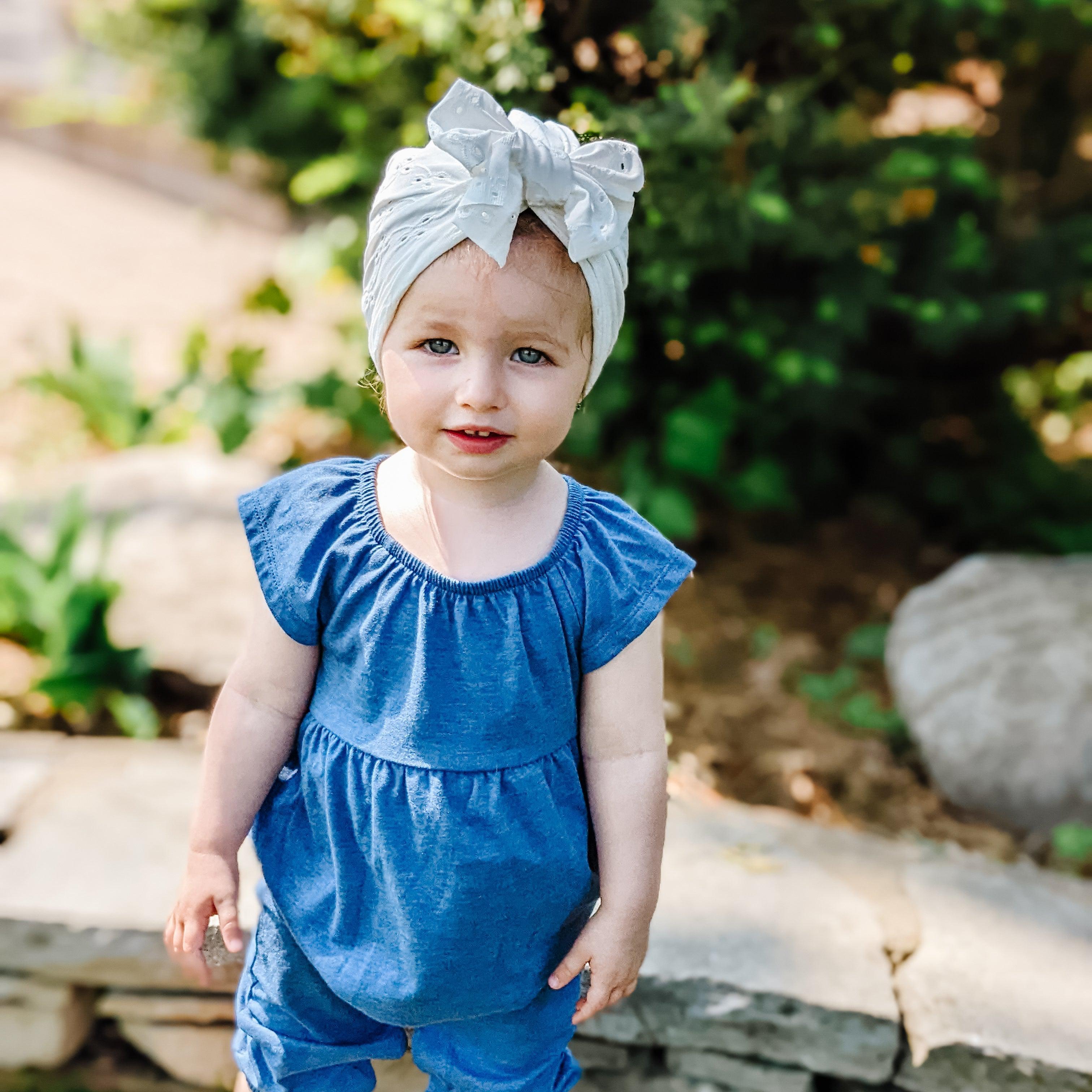 White Turban-Turban-Elie’s Bows